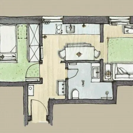 Koenigsschlaf No3 - Grosse Mit Balkon In Der Konstanzer Altstadt Apartment